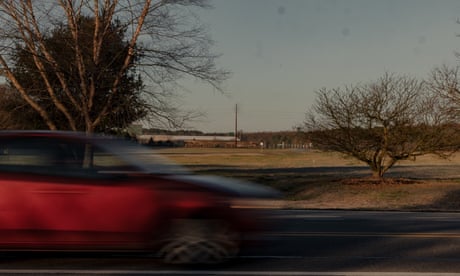 The site of the proposed biogas plant is seen from Seaford Road in Seaford, Delaware. Residents worry about pollution and the flow of heavy-duty vehicle traffic through the neighborhood