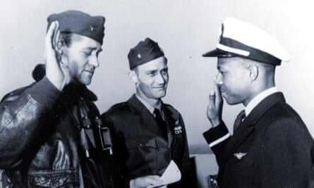 Jesse L Brown enlisted aboard USS Leyte in 1949.