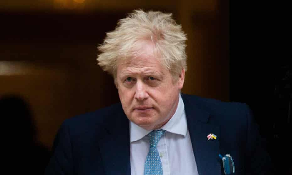 British PM Boris Leaves Downing Street For Parliament