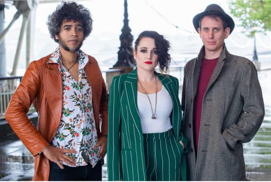 From left: Masud Milas, Sooz Kempner and Chris Stokes of Mystery on the Rocks.