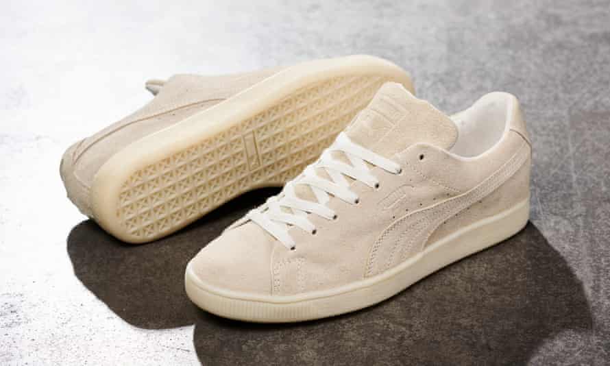 The prototype biodegradable Re:Suede Puma trainer