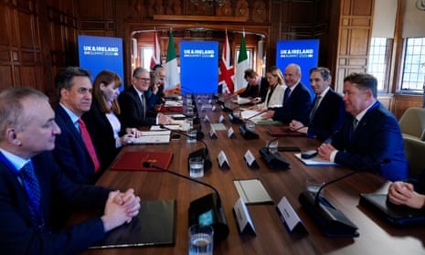 British and Irish ministers attend the UK-Ireland summit