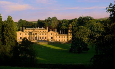 Broughton Hall stately home in Yorkshire.