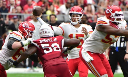 Patrick Mahomes was unstoppable for most of the Chiefs’ victory over the Cardinals on Sunday