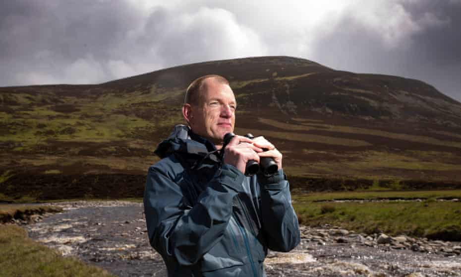 David Frew, property manager at Mar Lodge, is aware rewilding can take 200 years to realise.