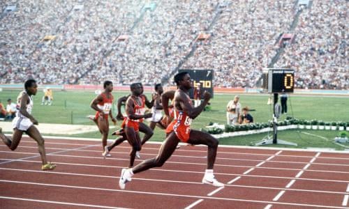 50 Stunning Olympic Moments No44 Carl Lewis S Four Golds In 1984 Olympic Games 2012 The Guardian World Cup Track And Field 2022 Jamaica Tucker