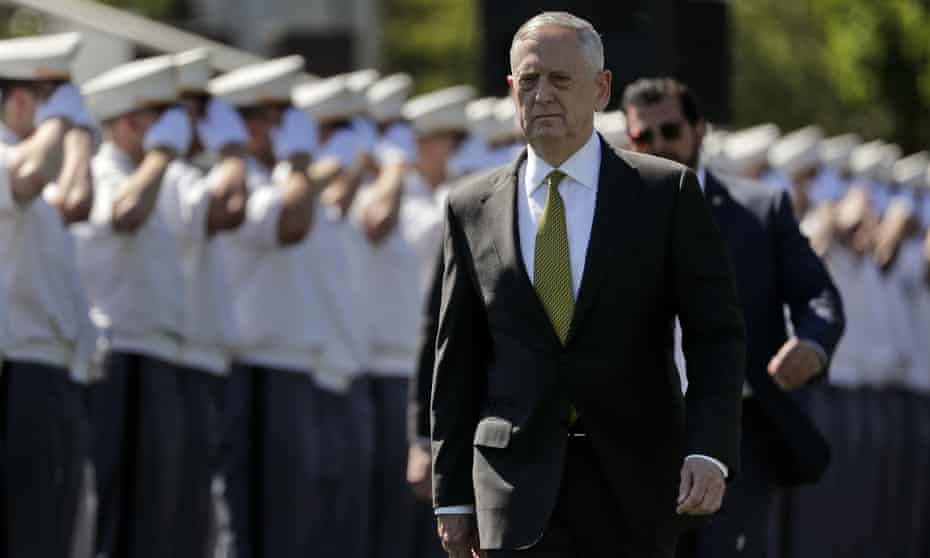 Secretary of Defense James Mattis, shown Saturday at the military academy West Point, said Sunday that the US planned to “accellerate the campaign against Isis”.