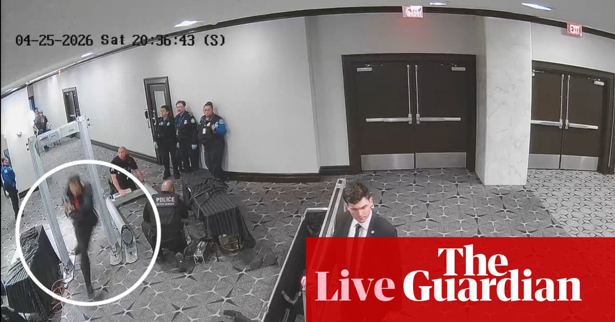 Hearing for suspect in White House correspondents’ dinner shooting scheduled for today – US politics live