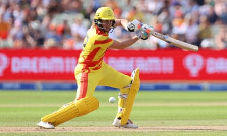 Trent Rockets’ Nat Sciver-Brunt plays a shot during last year’s competition