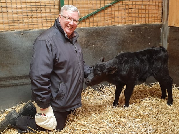 Graham Wynn volunteering at animal charity Edgar’s Mission.