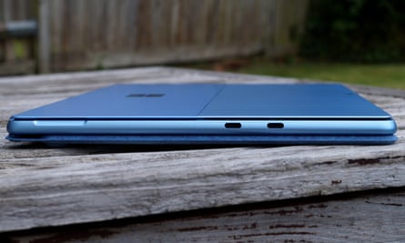 The USB4 ports of the Surface Pro 11.