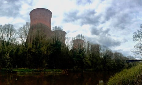 The Buildwas power station cooling towers