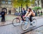 People on bicycles in Cambridge