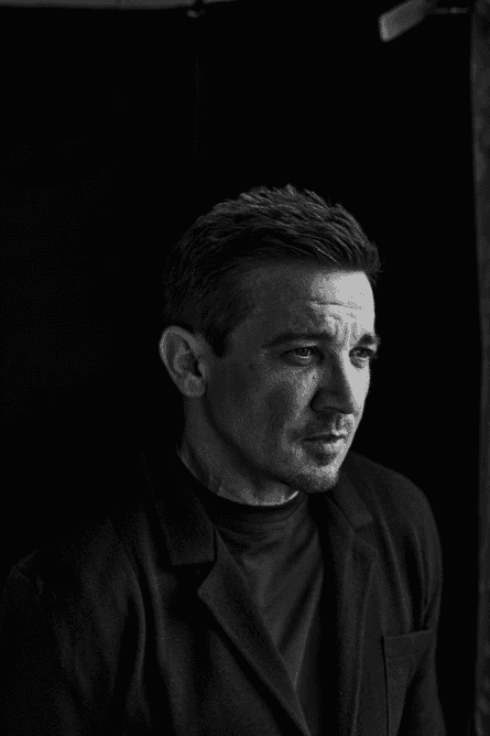 Black and white portrait of Jeremy Rennery