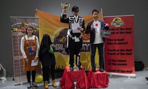 Australia, Brazil and Japan win the Fossil of the Day award during the second day of the climate conference.