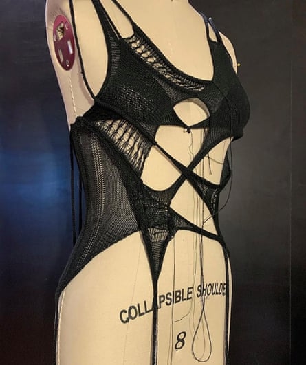 A costume designed for Doja Cat’s music video for the song Streets