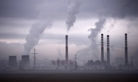 Smoke rises from a thermal power station in Sofia, Bulgaria