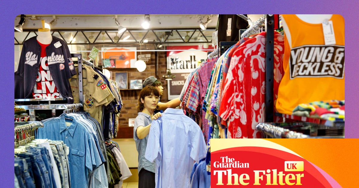 Check the men’s rail – and embrace imperfection: a stylist’s guide to shopping secondhand