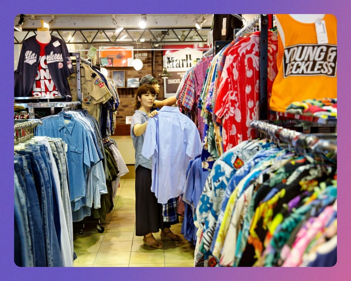 Check the men’s rail – and embrace imperfection: a stylist’s guide to shopping secondhand