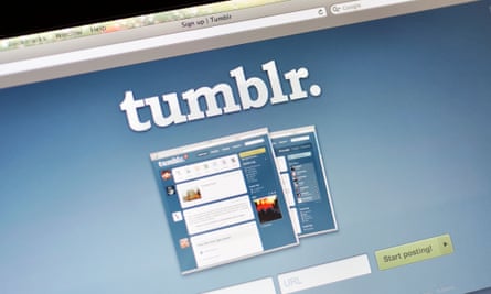 Tumblr social networking website