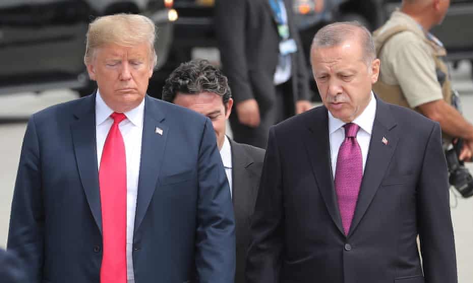 Donald Trump and Recep Tayyip Erdoğan