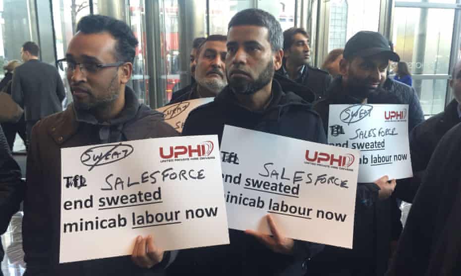 The move came as several dozen Uber drivers picketed City Hall on Wednesday.