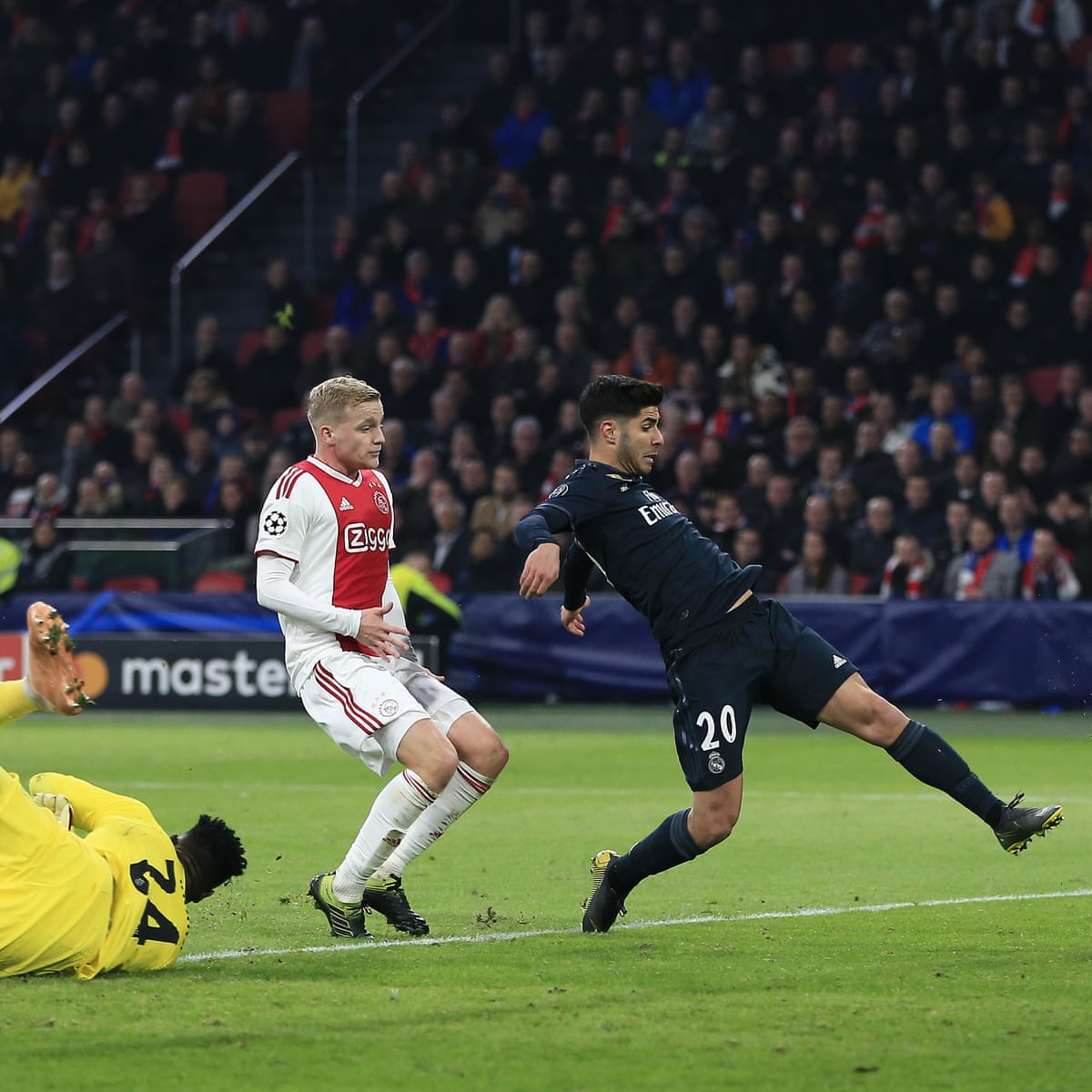 Ajax 1 2 Real Madrid Champions League As It Happened