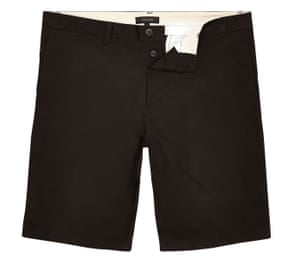 black chino shorts