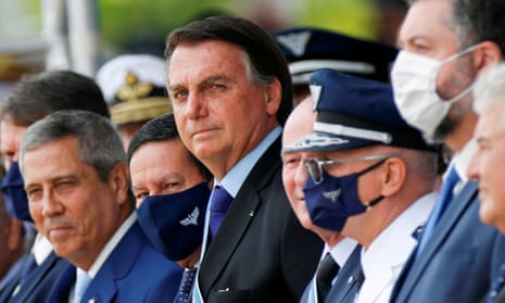 Jair Bolsonaro in Brasília, Brazil, on 23 October. 