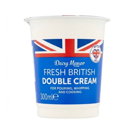 Lidl Dairy Manor Fresh British Double Cream 300ml