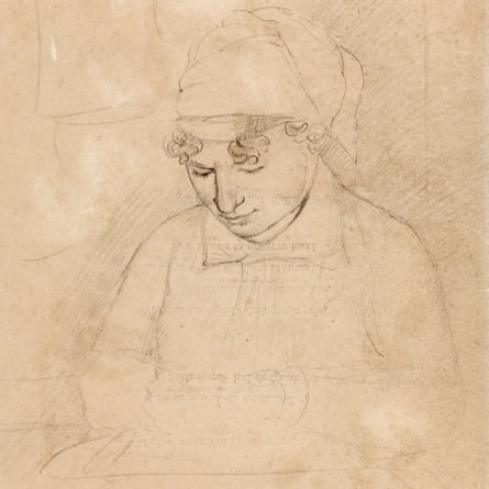 Catherine Blake drawn by her husband in 1805.