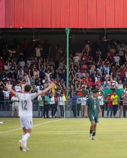 Celebrations at the SAFF U-20 Championship in the Maldives.