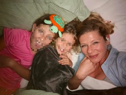 Monika Silva Koniuszek with her daughters