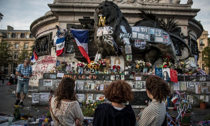 A memorial in Paris.