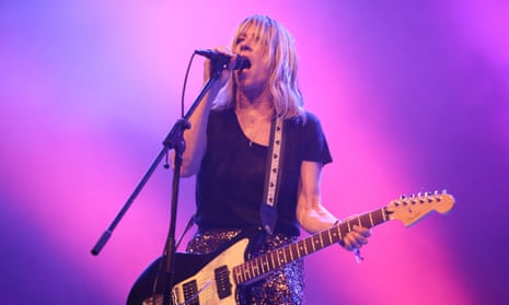Sonic Youth’s Kim Gordon on stage in 2014.