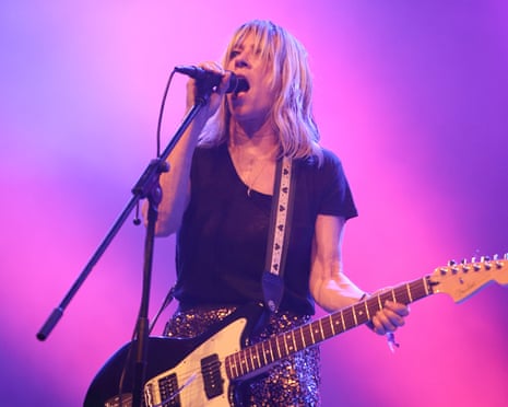 Sonic Youth’s Kim Gordon on stage in 2014.