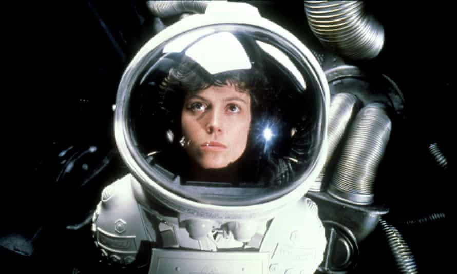 Sigourney Weaver's pioneer Ellen Ripley in Alien (1979).