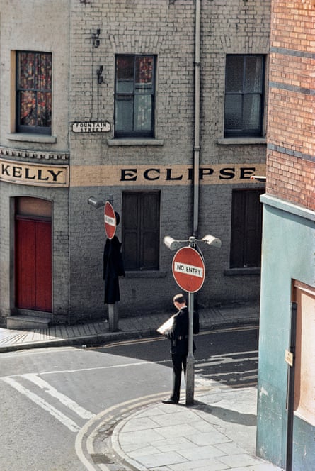 Fountain Street, Derry city, Northern Ireland, c1969.