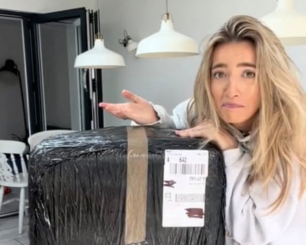 Clothing influencer Becky Chorlton on TikTok.