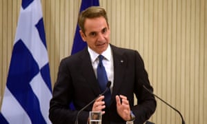 Greek Prime Minister Kyriakos Mitsotakis.