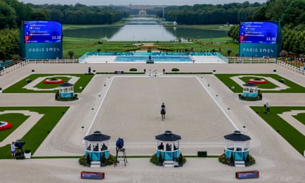 Tom McEwen in action on JL Dublin at the Palace of Versailles.