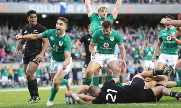 Image result for Ireland's win against the All Blacks after a historic 111 year wait.