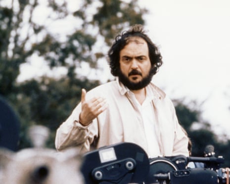 The director and screenwriter Stanley Kubrick on the set of his film Barry Lyndon.