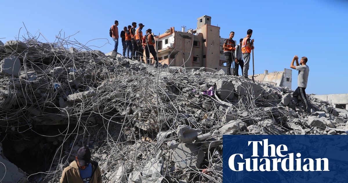 The grim task of recovering thousands of bodies from the rubble of Gaza