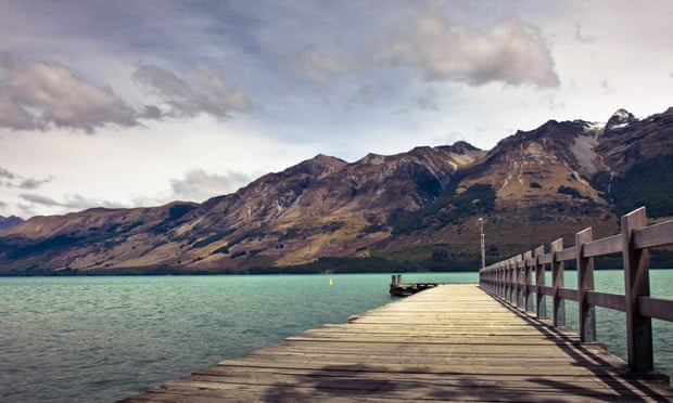 A jetty at Glenorchy, near Queenstown, in New Zealand’s South Island.