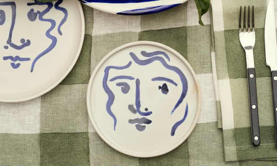 Now interiors are the new black: fashion labels move into homeware design | Interiors 1 New crockery from Laura Jackson’s Glassette range