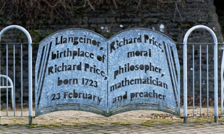 The Richard Price memorial in Llangeinor.