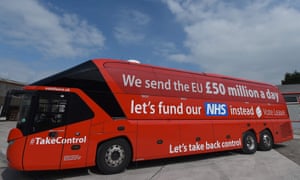 The "Vote Leave" battle-bus.