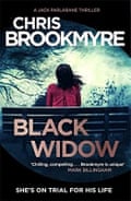 Book jacket of Black Widow by Chris Brookmyre