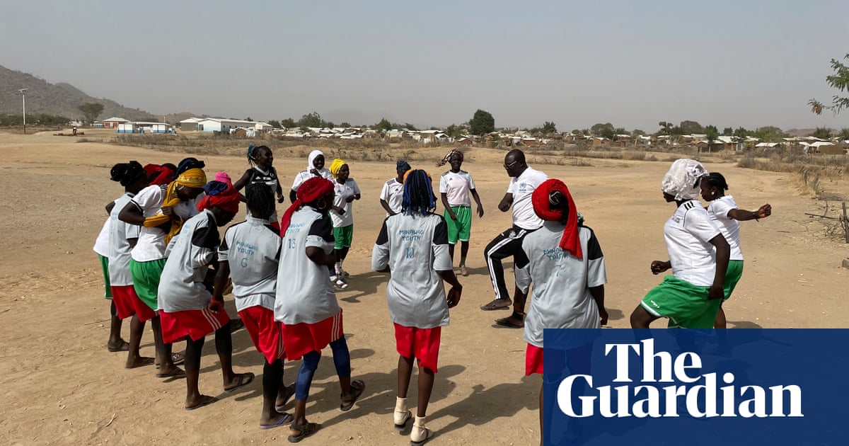 ‘We play to forget what happened’: football’s refuge for girls who fled atrocities